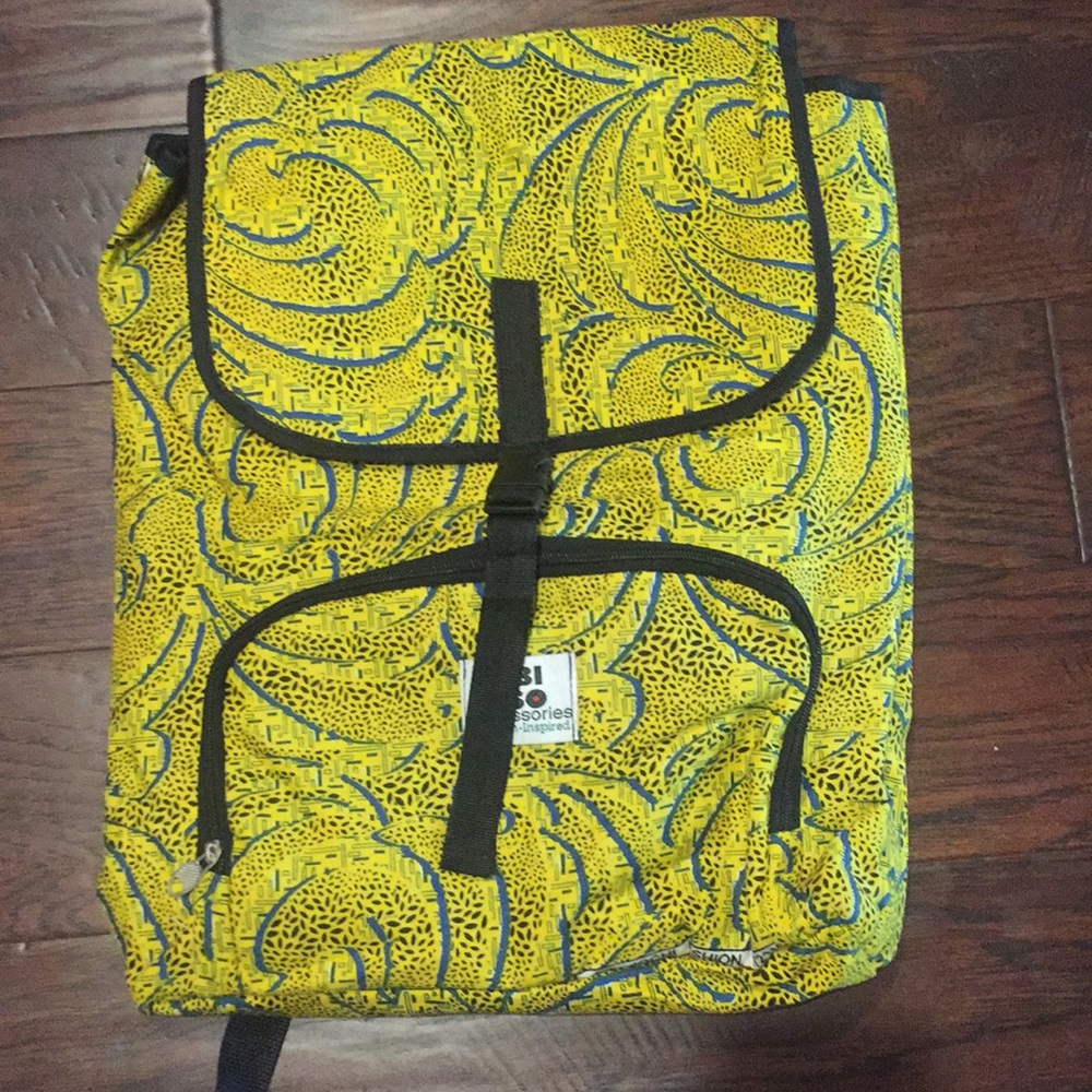 Traditional Multicolored African Backpack